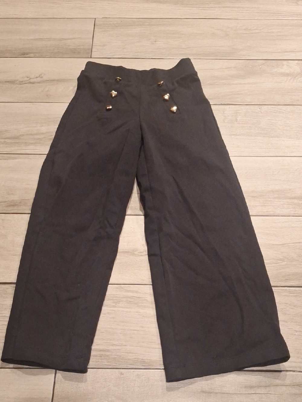 🍁Old Navy Black High-Rise Wide Leg Pants with Sailor Buttons🍦